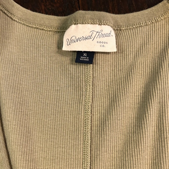 Classic Ribbed Cotton White and Olive Green Tank Top Bundle - Picture 2 of 9